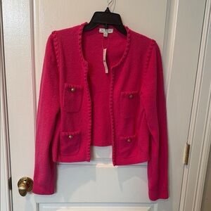 J. Crew Women's Vibrant Pink Blazer